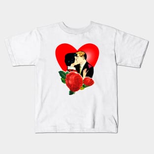 Man and woman in love Kids T-Shirt